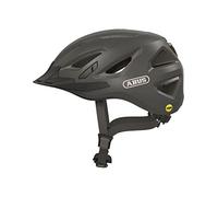 ABUS Casque de ville Urban-I 3.0 MIPS - Casque de vélo avec feu arrière, visière et fermeture magnétique pour la circulation en ville - pour hommes et femmes