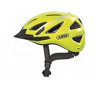 ABUS Casque de ville Urban-I 3.0 MIPS - Casque de vélo avec feu arrière, visière et fermeture magnétique pour la circulation en ville - pour hommes et femmes