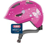 ABUS Casque Enfant Smiley 3.0, pink butterfly, M