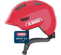 ABUS Casque Enfant Smiley 3.0, Shiny Red, M