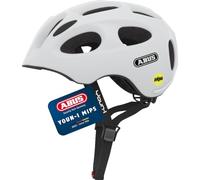 ABUS Casque Enfant Youn-I MIPS, Blanc Mat, Taille M