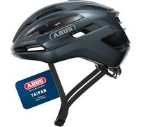 ABUS Casque gravel Taipan - casque de vélo pour le gravel - léger, polyvalent et bien ventilé - avec support pour lunettes - pour adolescents, femmes et hommes - taille M, bleu