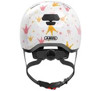 ABUS Casque vélo enfant Skurb Kid - look skater, espace pour tresse - White Crowns S (45-50 cm)