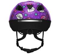 ABUS Casque pour enfants Smooty 2.0 Junior Violet Purple Kisses Taille S