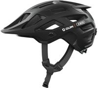 ABUS Casque MTB Moventor 2.0 QUIN - casque de vélo intelligent avec Bluetooth®, détection de collision & système d'alarme SOS - unisexe - noir mat, M