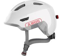 Casque vélo bébé Abus Smiley 3.0 LED ( Shiny White / S )