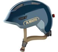 ABUS Casque pour enfants Smiley 3.0 ACE LED - Casque de vélo avec lumière - ajustement profond & place pour une tresse - pour filles et garçons