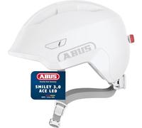 Casque vélo bébé Abus Smiley 3.0 LED ( Pure White / S )