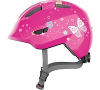 ABUS Casque pour enfants Smiley 3.0 - Casque de vélo avec coupe basse, designs adaptés aux enfants & place pour une tresse - pour filles et garçons