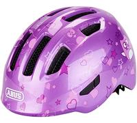 ABUS Casque pour enfants Smiley 3.0 - Casque de vélo avec coupe basse, designs adaptés aux enfants & place pour une tresse - pour filles et garçons