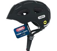 ABUS Casque pour Enfants Youn-I MIPS - Casque de vélo avec lumière, réflecteurs et Protection Contre Les Chocs (MIPS) - pour Filles et garçons