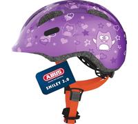 ABUS Casque Smiley 2.0 pour Enfants - Casque de vélo Robuste pour Filles et garçons