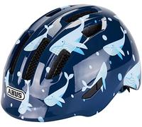 ABUS Casque Smiley 3.0 pour enfants - Casque de vélo avec coupe basse, designs adaptés aux enfants & place pour une tresse - pour filles et garçons
