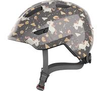 ABUS Casque vélo Smiley 3.0 pour enfants - coupe basse, espace tresse, pour filles et garçons