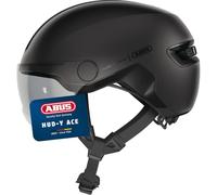 ABUS Casque de vélo urbain HUD-Y ACE Velvet Black L