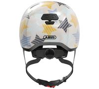 ABUS Casque vélo enfant Skurb Kid – Style skater, espace pour tresse – Grey Stars S (45-50 cm)