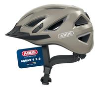 ABUS Casque Urbain Urban-I 3.0, Gris Brillant, Taille S