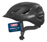 ABUS Casque vélo Stadtthelm Urban-I 3.0 – feu arrière, visière, fermeture magnétique – mixte