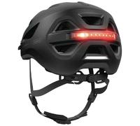 ABUS Casque urbain Urban-I 4.0 – feu arrière rechargeable, fermeture magnétique – Noir L