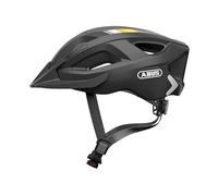 ABUS Casque Vélo Aduro 2.0 avec Lumière, Noir / Orange, Taille L