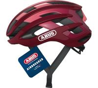 ABUS Casque Vélo de Course AirBreaker, Rouge Bordeaux, Taille S