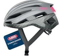 ABUS Casque de vélo StormChaser – Léger mixte Gris zigzag brillant Taille L