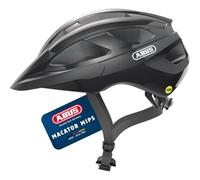 ABUS Casque Vélo de Route Macator MIPS, Noir Brillant, Taille L