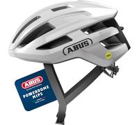 ABUS Casque Vélo de Route PowerDome MIPS, Blanc Brillant, Taille L