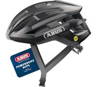 ABUS Casque Vélo de Route PowerDome MIPS, Noir Brillant, Taille S