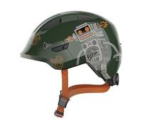ABUS Casque Vélo Enfant Smiley 3.0, green robo, S