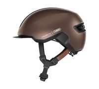 ABUS Casque Vélo HUD-Y avec feu arrière, metallic copper, L