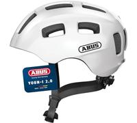 ABUS Casque Vélo Youn-I 2.0, Blanc, Taille M