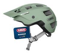 ABUS Casque VTT MoDrop - Casque de vélo Robuste avec Une Bonne Ventilation pour Les Cyclistes de Montagne - Ajustement personnalisé - Unisexe - Vert - S