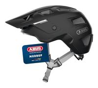 ABUS Casque VTT MoDrop - Casque de vélo Robuste avec Une Bonne Ventilation pour Les Cyclistes de Montagne - Ajustement personnalisé - Unisexe - Noir, S