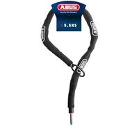 ABUS Chaîne antivol ADAPTOR CHAIN Classic 5.5KS - chaîne en acier de 5,5 mm d'épaisseur avec boucle ovale - compatible avec l'Alarmbox 2.0 - longueur 130 cm, noir