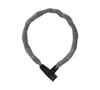 ABUS Antivol à chaîne Catena 6806K - Antivol vélo léger en acier trempé avec gaine textile à la mode - Chaîne carrée avec niveau de sécurité 6