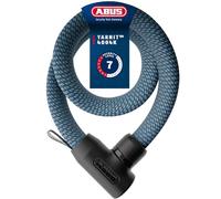 ABUS Chaîne antivol YARNIT 4004K - antivol textile léger pour la sécurité des vélos et trottinettes électriques - antivol flexible pour vélo avec niveau de sécurité 7 - longueur 110 cm, bleu
