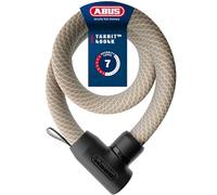 ABUS Chaîne antivol YARNIT 4004K - Antivol textile léger pour la sécurité sur vélo et scooter électrique - Antivol flexible avec niveau de sécurité 7 - Longueur 110 cm - Beige