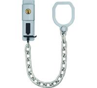 ABUS Chaîne de porte SK99 pour porte d'entrée et porte d'appartement - Chaîne de sécurité verrouillable adaptée aux portes fermant à gauche et à droite