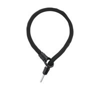 ABUS Chaîne à encastrer pour antivol de cadre IvyTex Adaptor Chain 6KS - Antivol pour vélo avec gaine antisalissure et anti-humidité - Chaîne forte de 6 mm - Gris, 85 cm