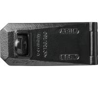 ABUS Charnière Granite 130/180 - convenient pour cadenas Granite - Ultra résistante avec axes trempés - Niveau de sécurité 10 - Noir