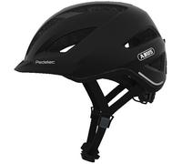 ABUS City-Helm Pedelec 1.1 - Casque de vélo avec feu arrière pour le trafic urbain - pour femmes et hommes - Noir, taille L (56-62 cm)