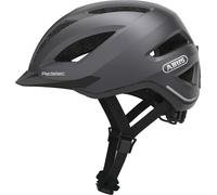 ABUS City-Helm Pedelec 1.1 - Casque de vélo avec lumière arrière pour le trafic urbain - pour femmes et hommes - Titan (grisâtre), taille L (56-62 cm)