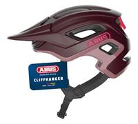 ABUS Casque VTT Cliffhanger – grandes aérations, système TriVider – Maple Red M 54-58 cm