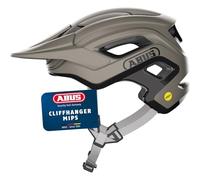 ABUS Cliffhanger MIPS Casque VTT MTB, Dust Grey, S