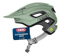 ABUS Cliffhanger MIPS Casque VTT MTB, Mist Green, M
