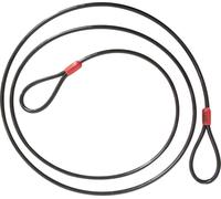 Abus Cobra, câble en acier 12 mm / 180 cm Noir Noir
