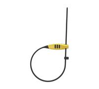 ABUS Combiflex TravelGuard Cable Lock - verrouillage pour securiser les skis et bagages de la poussette de casque - Longueur du cable de 45 cm -