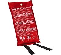 ABUS Couverture extinctrice LD1118 - Couverture extinctrice fiable pour la maison et la cuisine, résistante à la chaleur, compacte et simple d'utilisation
