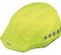 ABUS Couvre-casque Rain Cap – Anti-pluie universel, hydrofuge, élastique, réflecteurs – Jaune